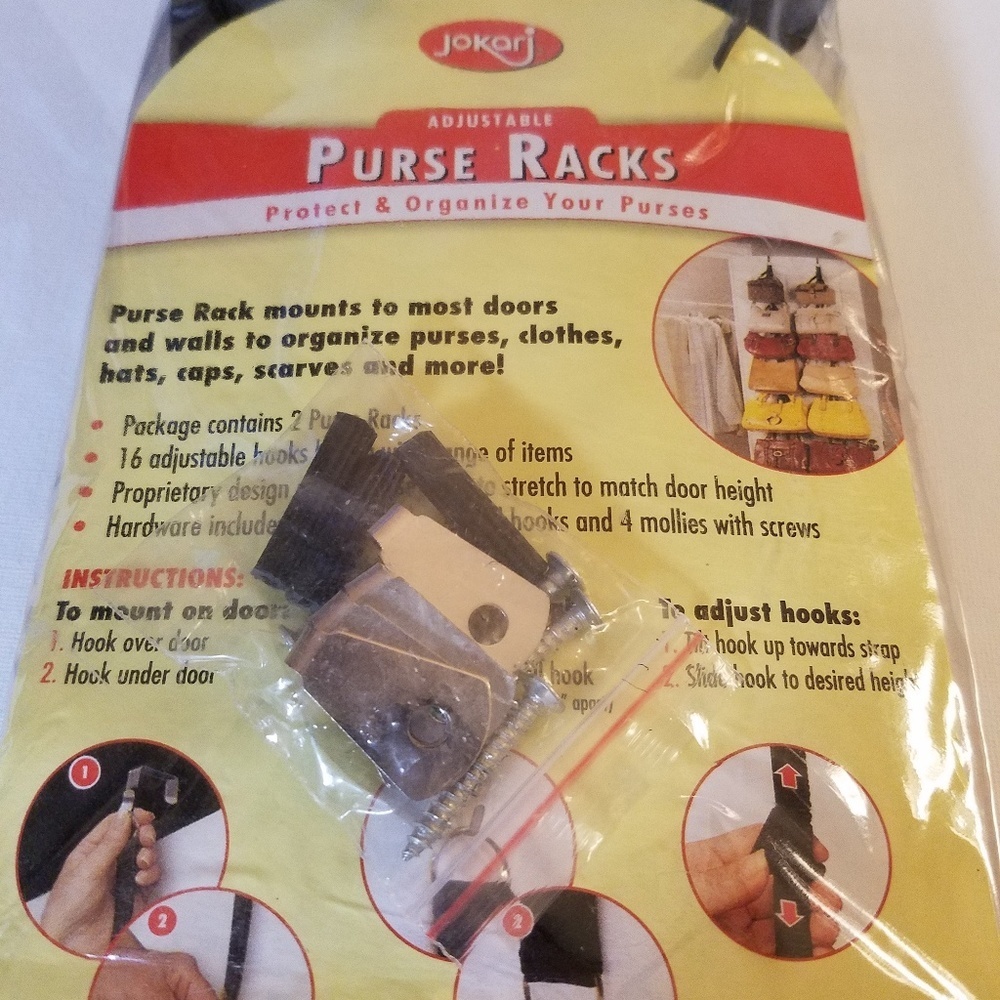 Jokari Adjustable Purse Racks